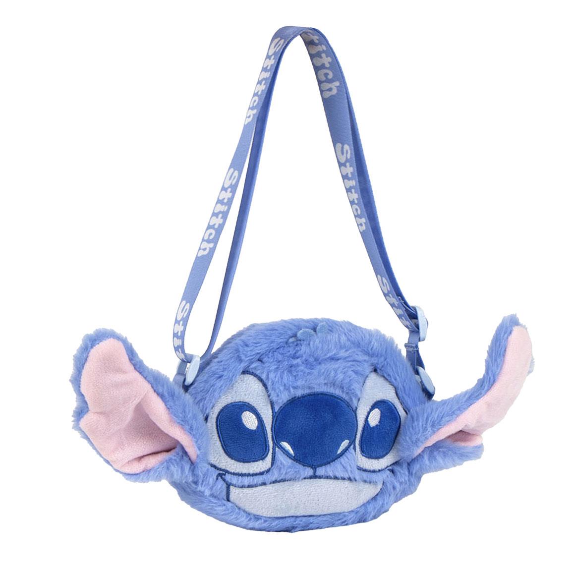 STITCH - Head - Plush Shoulderbag - 17x14x4cm
