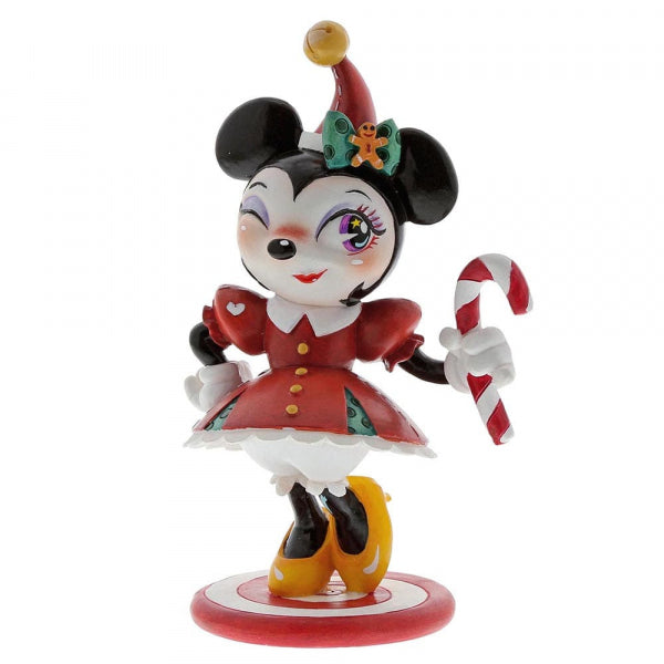 DISNEY - Miss Mindy World - Resin Statue - Christmas Minnie - 16cm