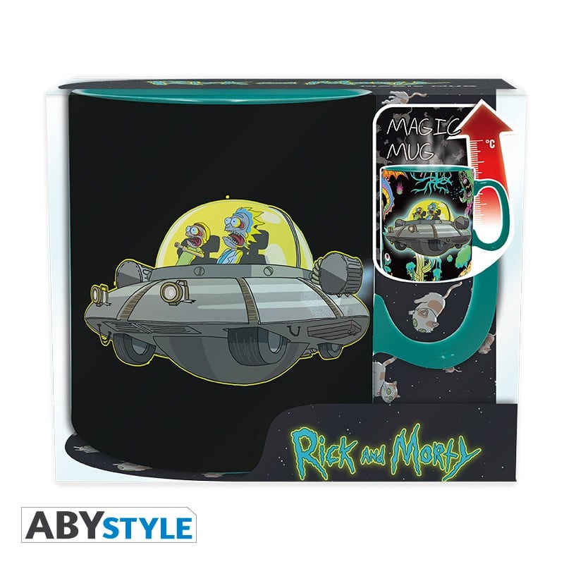 RICK & MORTY - Mug Heat Change 460 ml - Space Ship