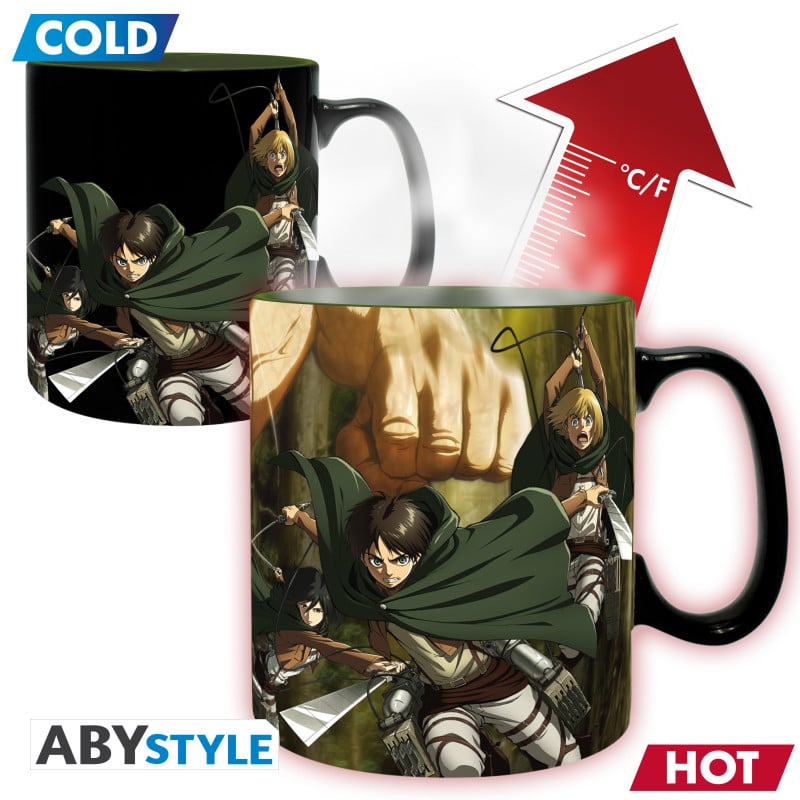 ATTACK ON TITAN - Titans - Mug Heat Change 460ml