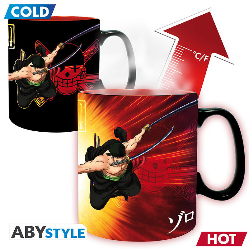 ONE PIECE - Zoro & Sanji - Mug Heat Change 460ml