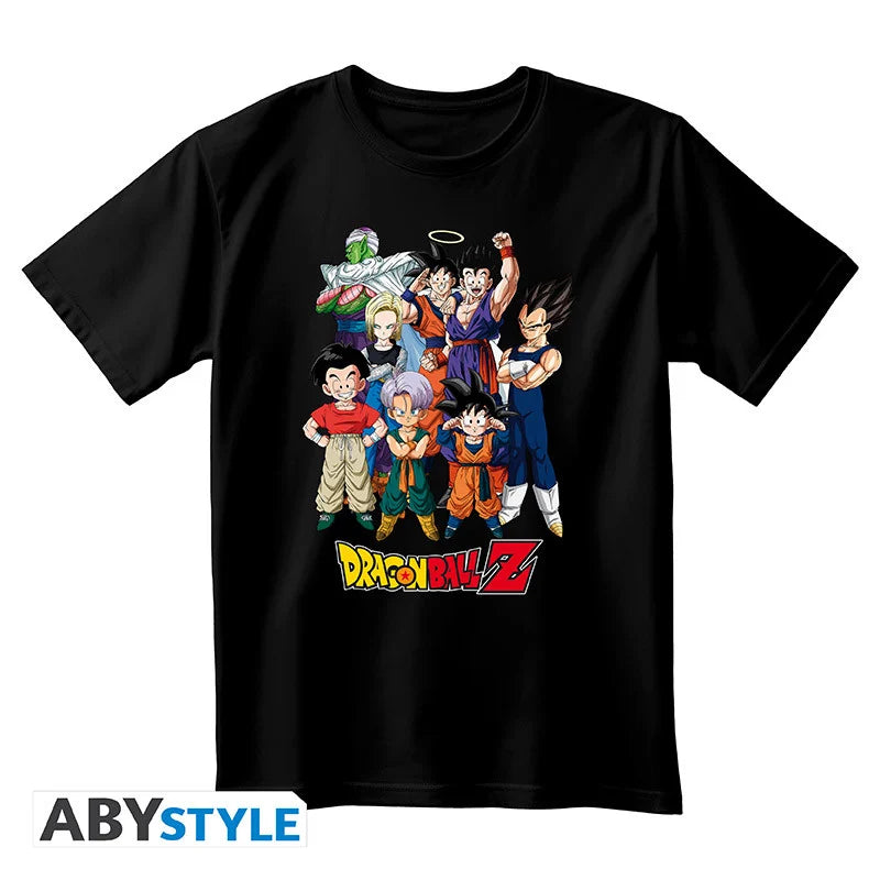 DRAGON BALL - T-Shirt DBZ Goku's Group Unisex black (XS)