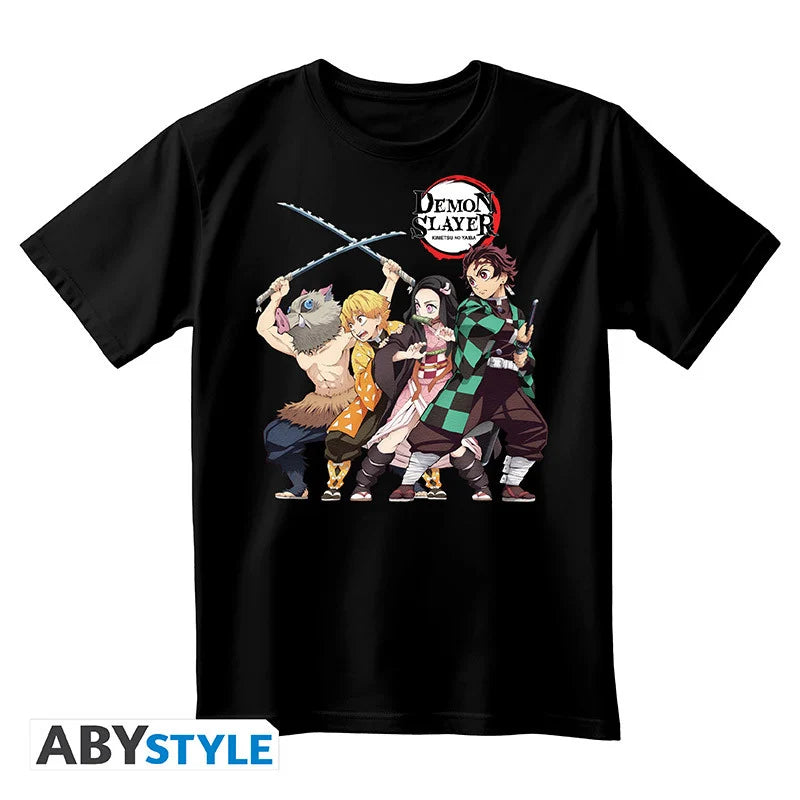 DEMON SLAYER - T-Shirt Group Unisex black (M)
