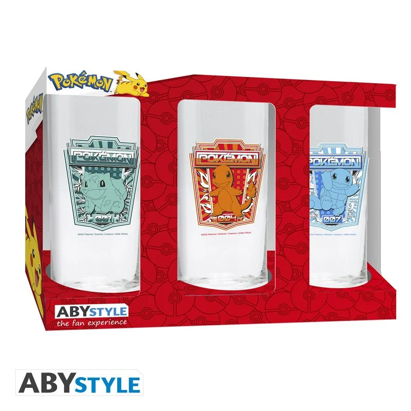 POKEMON - 3 Glasses Set