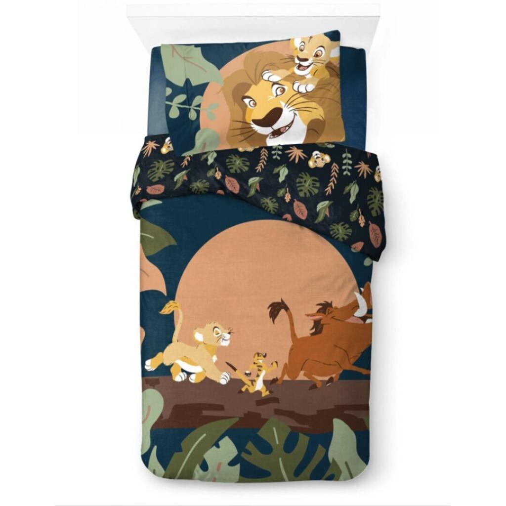 DISNEY - Le Roi Lion - Parure de lit 140x200cm + 65x65cm