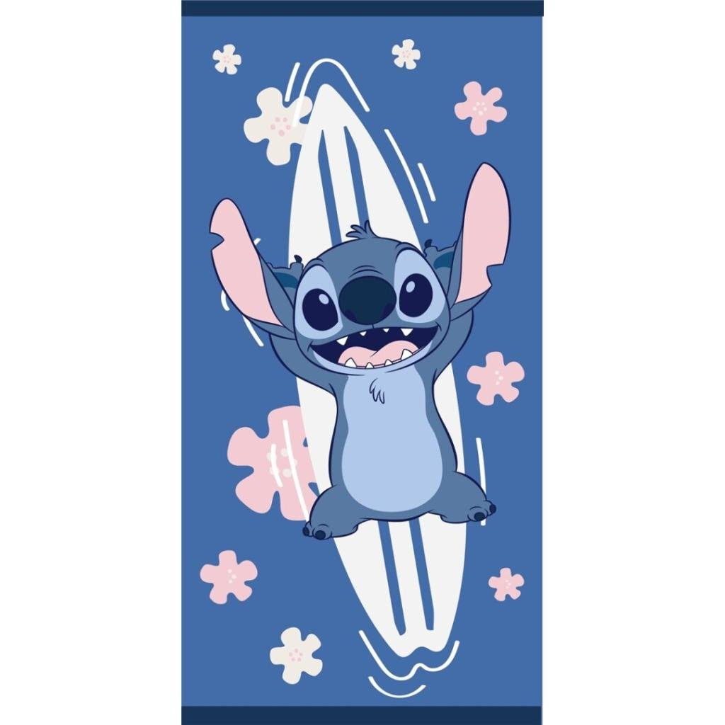 DISNEY - Stitch surf sur la mer - Serviette de Plage 70x140cm