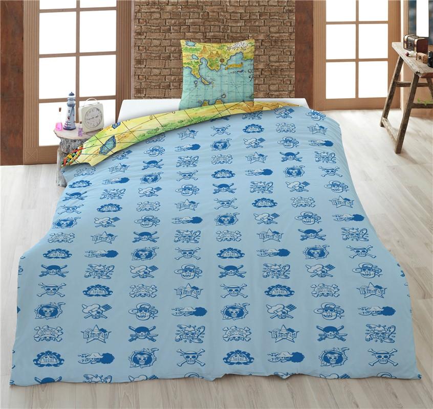 ONE PIECE - Luffy & Crew - Duvet Cover 140x200cm + 65x65cm