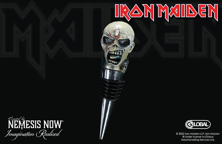 IRON MAIDEN - Piece Of Mind -- Bottle Stopper 10cm