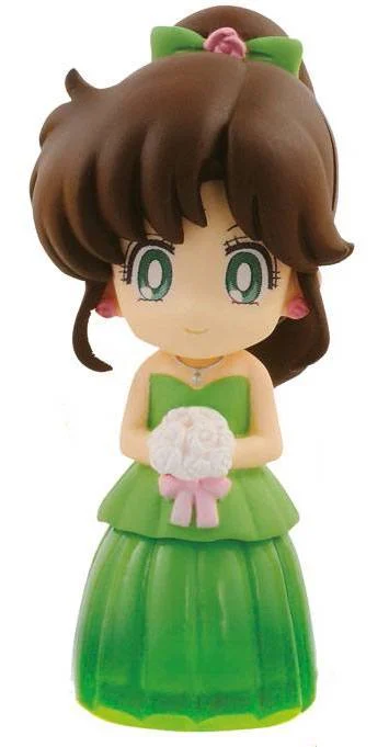 SAILOR MOON - Clear Colored Sparkle Dress Figure - Sailor Jupiter- 6cm