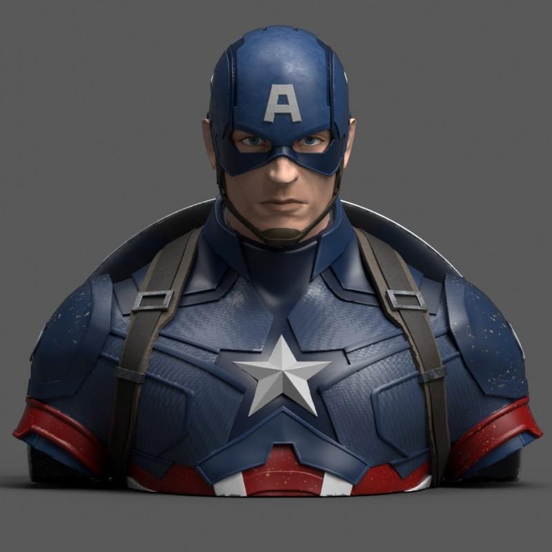 MARVEL - Captain America Avengers Endgame - Tirelire buste 20cm