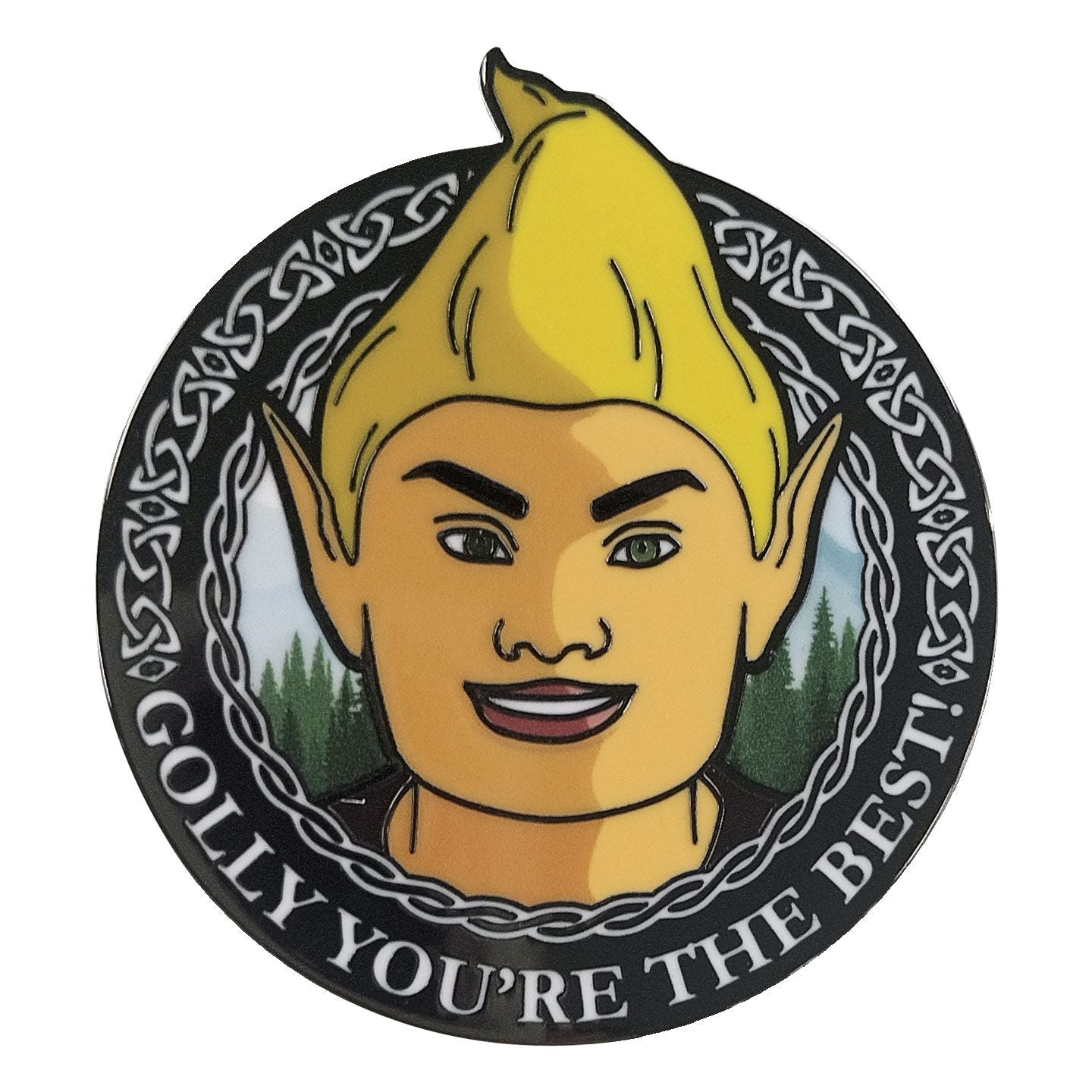THE ELDER SCROLLS OBLIVION - Adoring Fan - Limited Edition Pin Badge