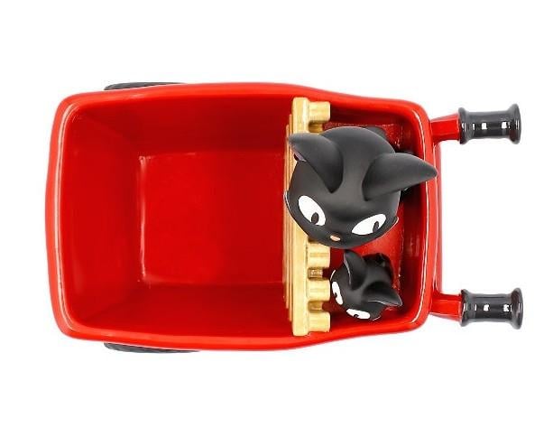 KIKI LA PETITE SORCIERE - Jiji chariot rouge - Diorama Planter 11.5cm