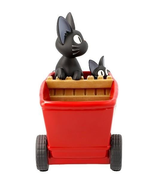 KIKI LA PETITE SORCIERE - Jiji chariot rouge - Diorama Planter 11.5cm
