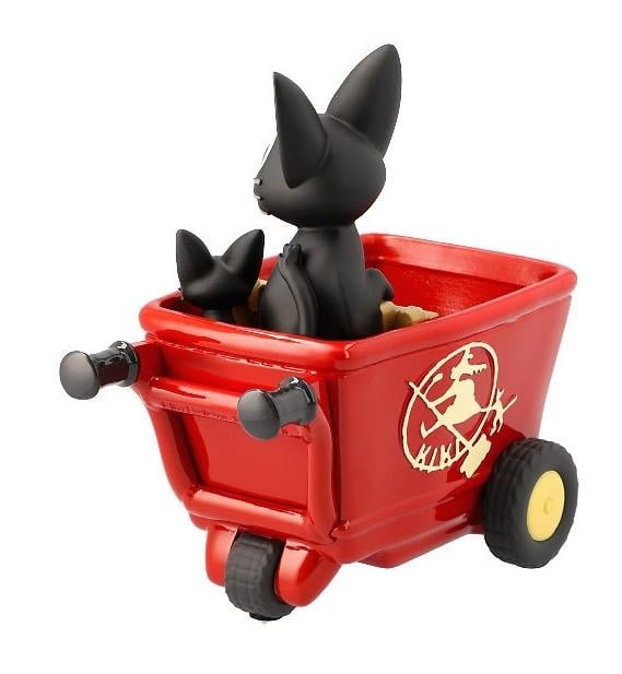 KIKI LA PETITE SORCIERE - Jiji chariot rouge - Diorama Planter 11.5cm