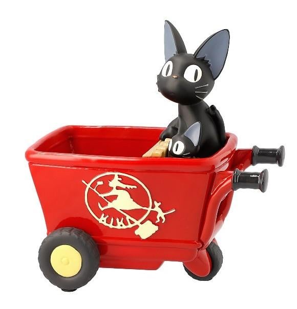 KIKI LA PETITE SORCIERE - Jiji chariot rouge - Diorama Planter 11.5cm