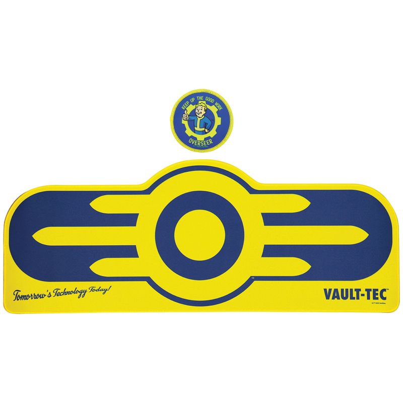 FALLOUT - Vault-Tec - XL Desktop Mat + 1 Coaster