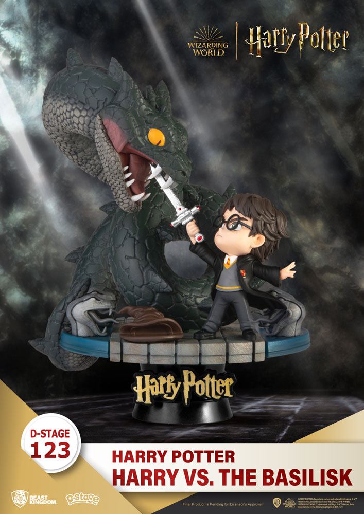 HARRY POTTER - VS the Basilisk - Statue D-Stage Diorama PVC 16cm