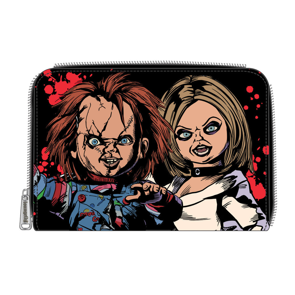 CHUCKY - Bride of Chucky - Wallet LoungeFly " Happy couple "