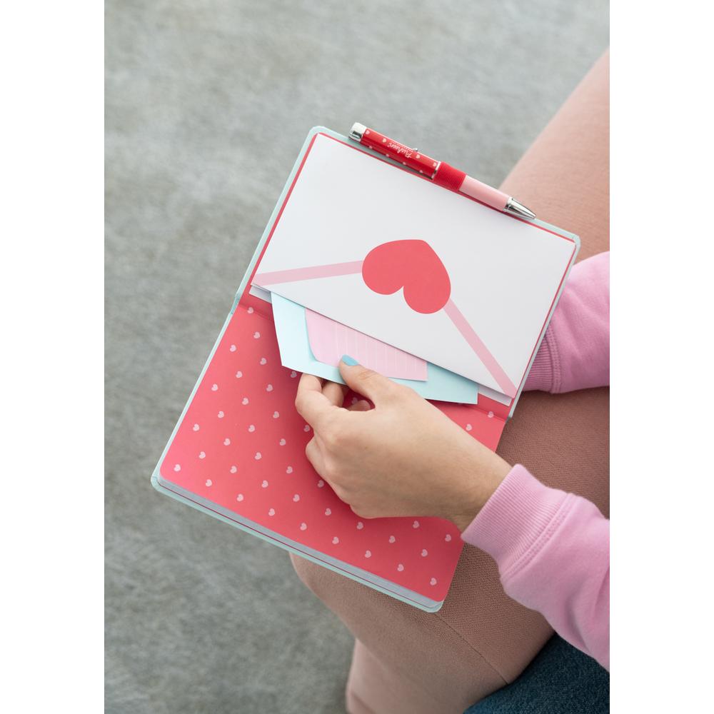 PUSHEEN - Love - Notebook + Stylo-Bille Lumineux - Format A5