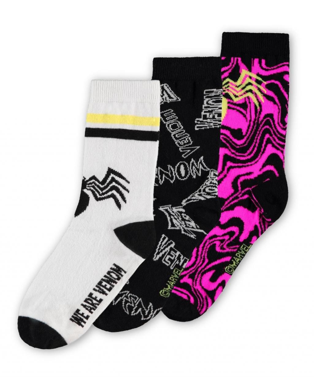 MARVEL - Venom - Kids Socks 3 Pack (S 2.5-5)