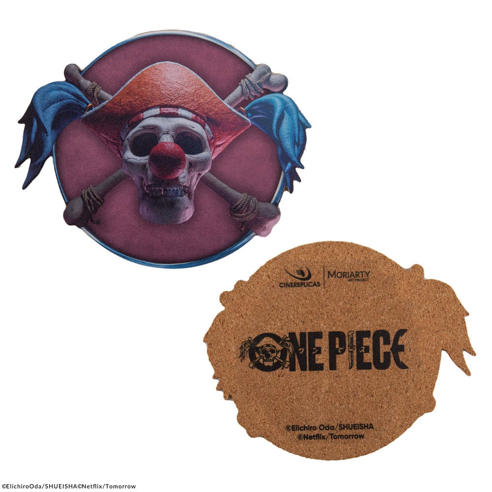 ONE PIECE NETFLIX - Personnages 1 - Lot de 4 Sous-verres