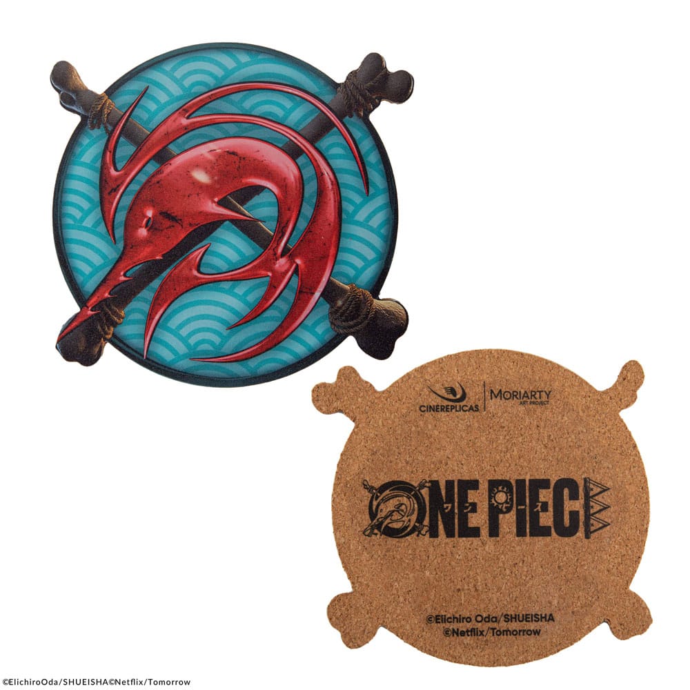 ONE PIECE NETFLIX - Personnages 1 - Lot de 4 Sous-verres