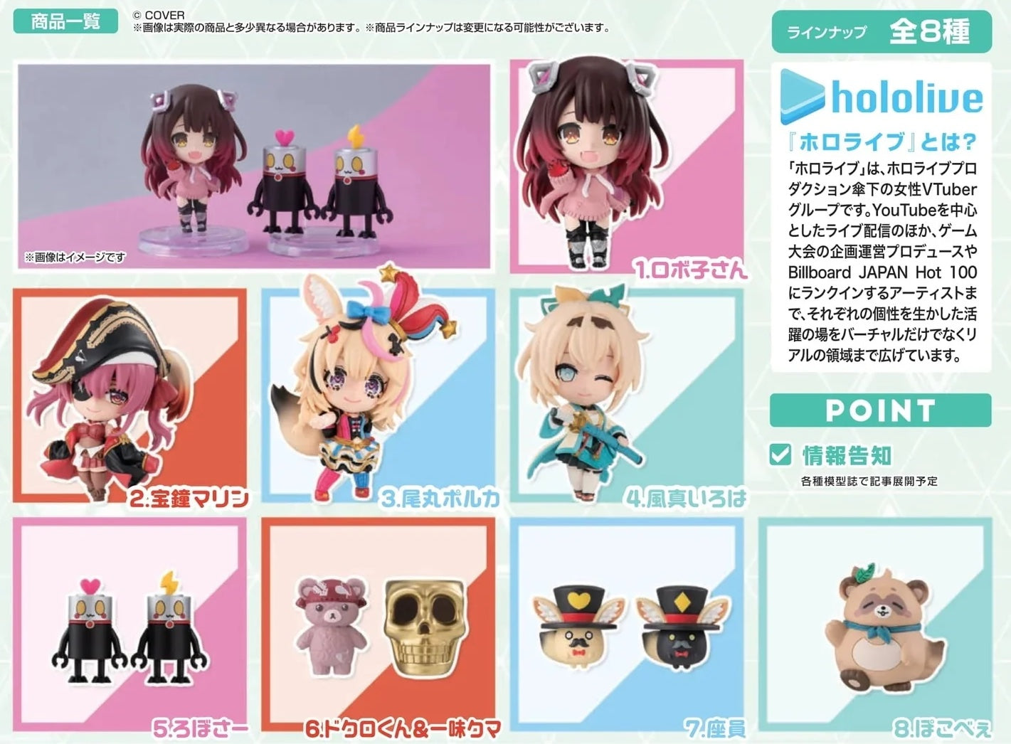 HOLOLIVE - Stylized Collection Vol 3 BLIND BOX (8pcs) - 5.5cm