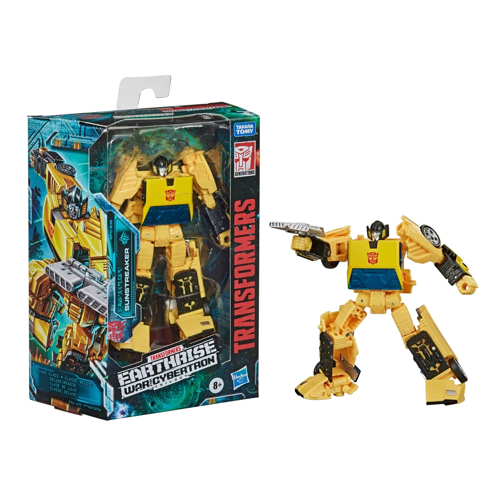 TRANSFORMERS - WFC-E36 Sunstreaker - Figure Deluxe Class 14cm