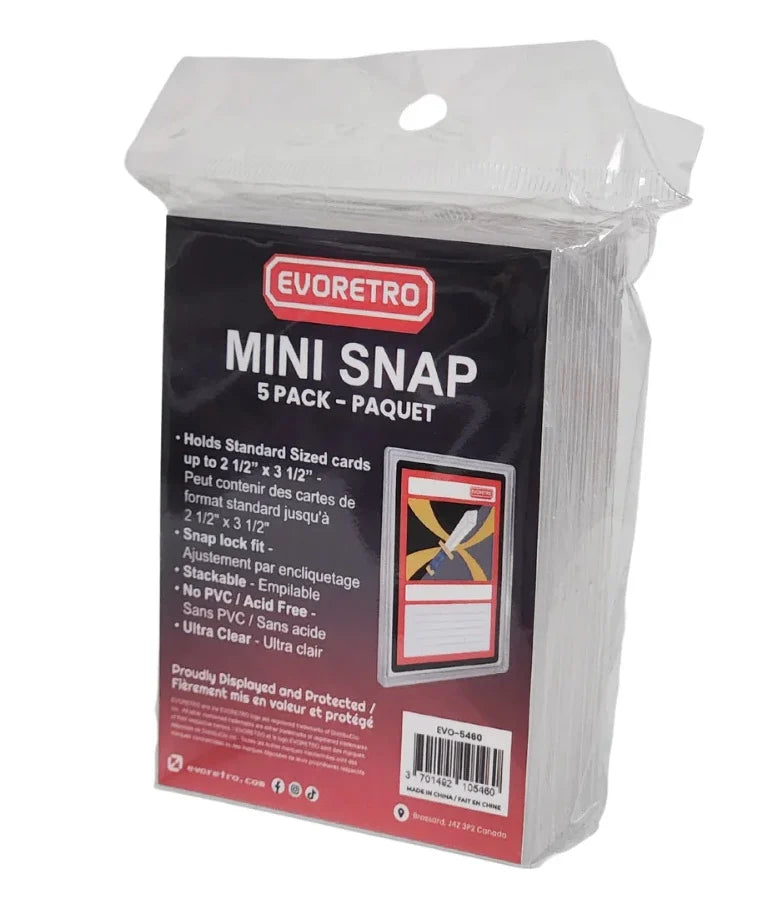 EVORETRO - Mini Snap Card Holders 5pc