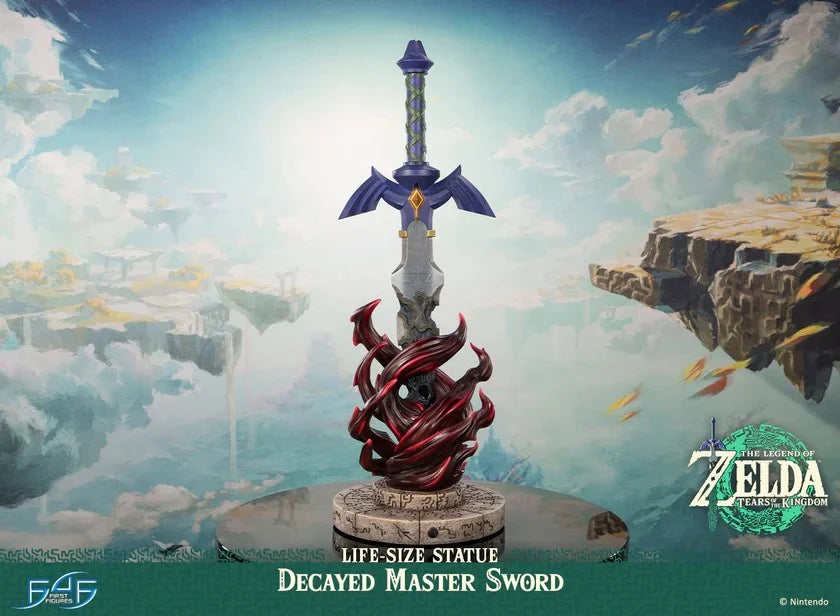 ZELDA TEARS OF THE KINGDOM - Decayed Master Sword - Statue 1/1 71cm