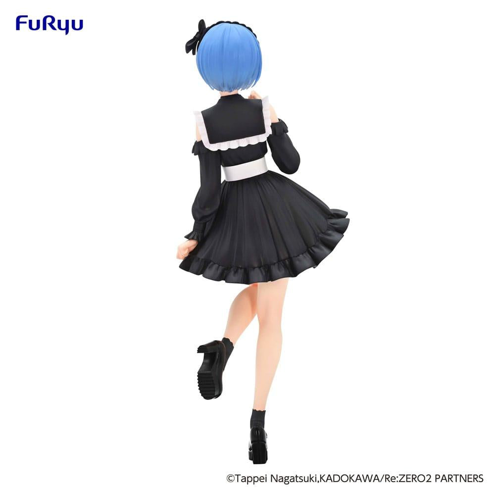 RE ZERO - Rem "Girly Outfit Black" - Statue Trio-Try-It 21cm