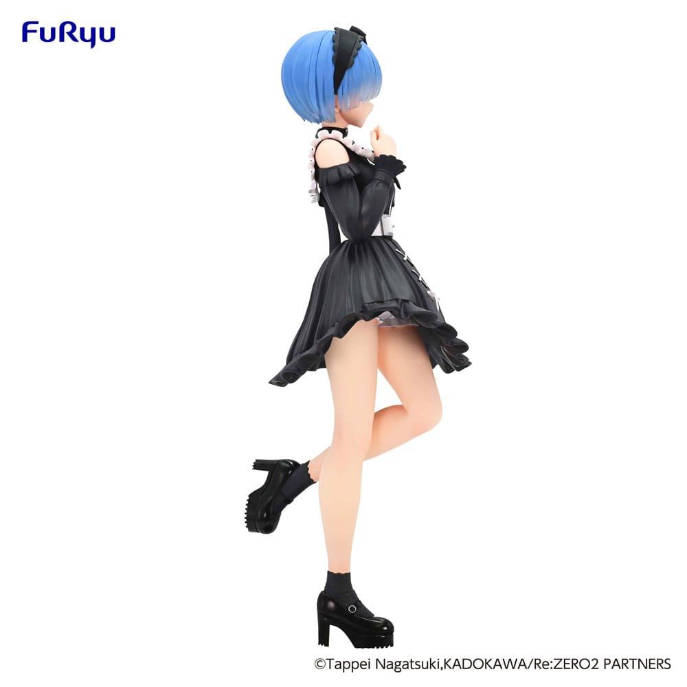 RE ZERO - Rem "Girly Outfit Black" - Statue Trio-Try-It 21cm
