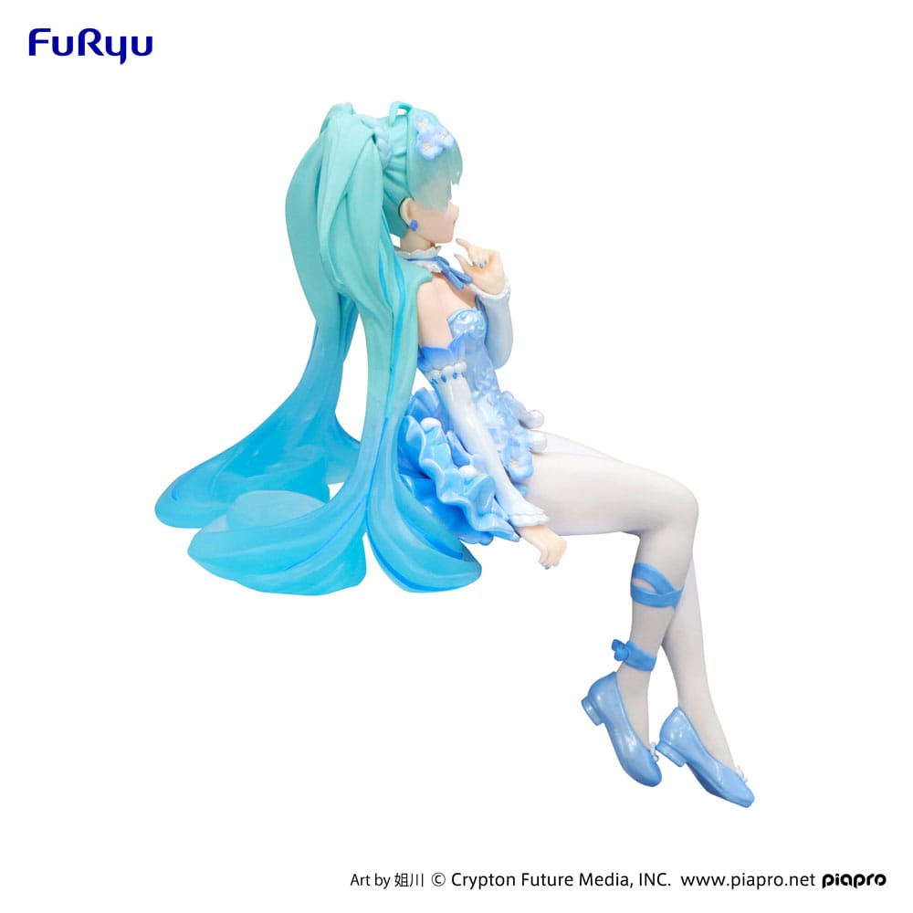 HATSUNE MIKU - Flower Fairy Nemophila - Statue Noodle Stopper 15cm