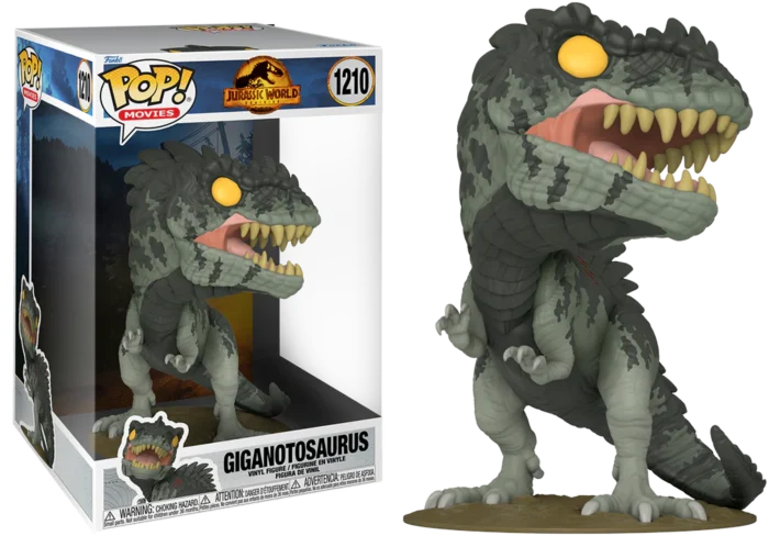 JURASSIC PARK 2022 - POP JUMBO 10" N° 1210 - Giganotosaurus
