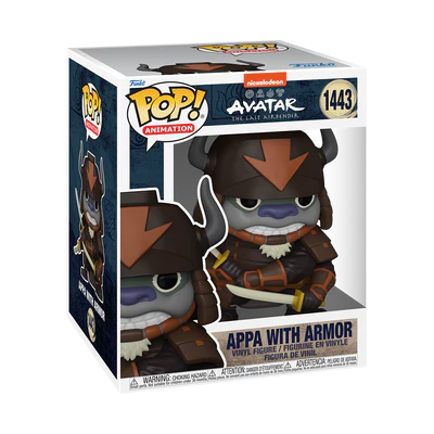 AVATAR DERNIER MAITRE DE L'AIR -POP Super 6'' N°1443 -Appa avec Armure