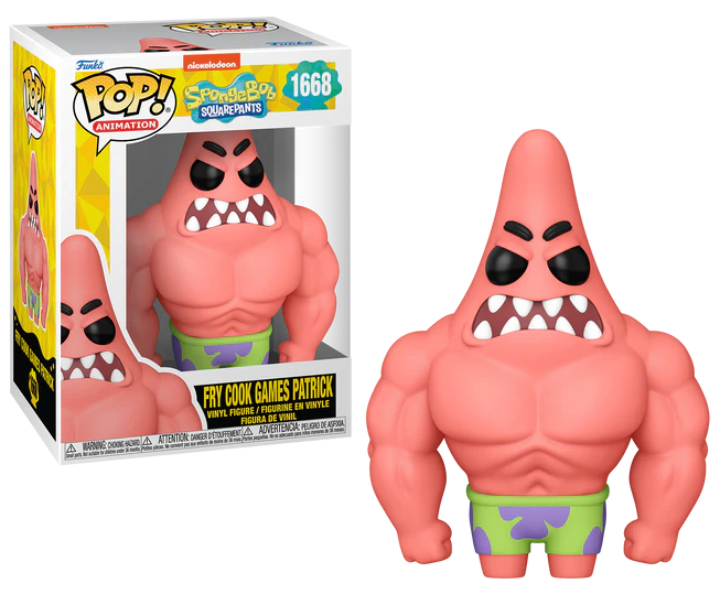 BOB L'EPONGE - POP Animation N° 1668 - Patrick avec muscles