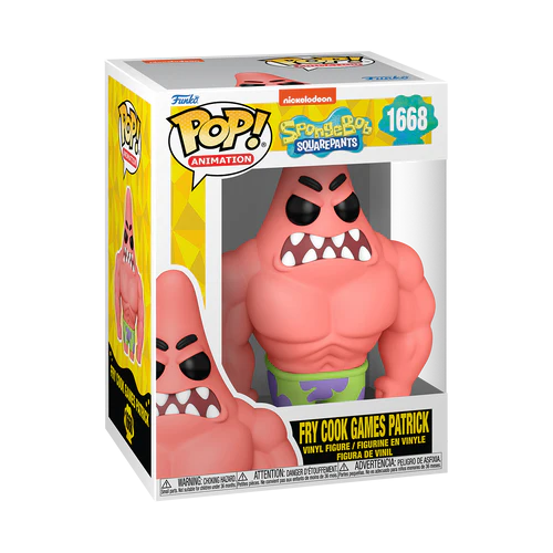 BOB L'EPONGE - POP Animation N° 1668 - Patrick avec muscles