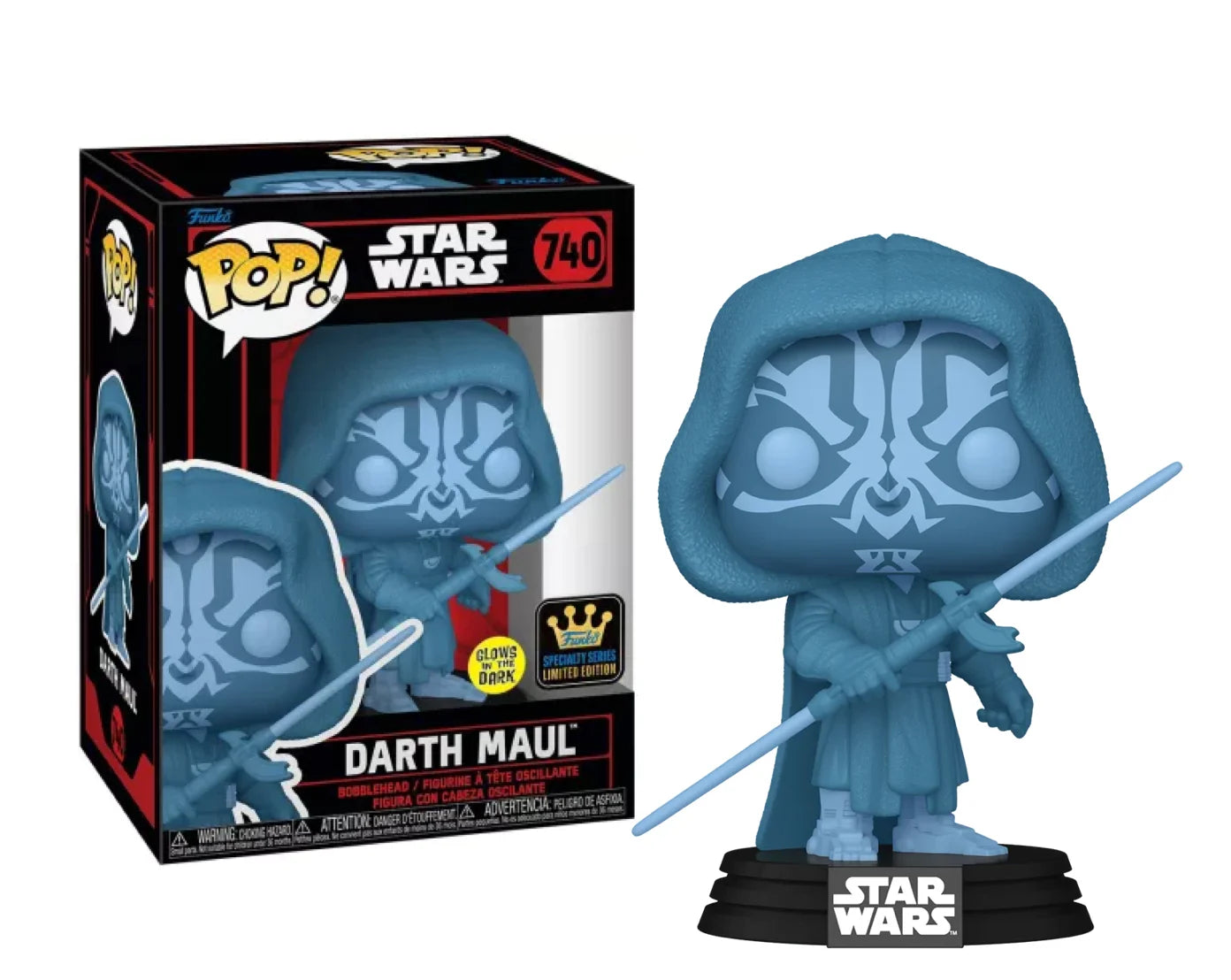 STAR WARS DARKSIDE - POP Star Wars N° 740 - Darth Maul (Gw)