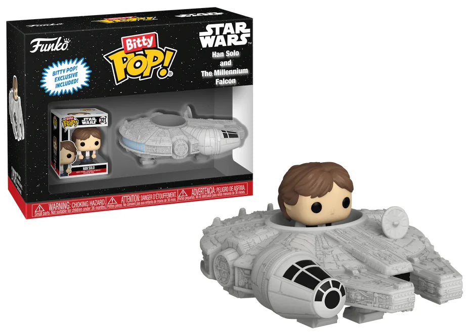 STAR WARS - Bitty Pop Ride - Han Solo with Milennium Falcon