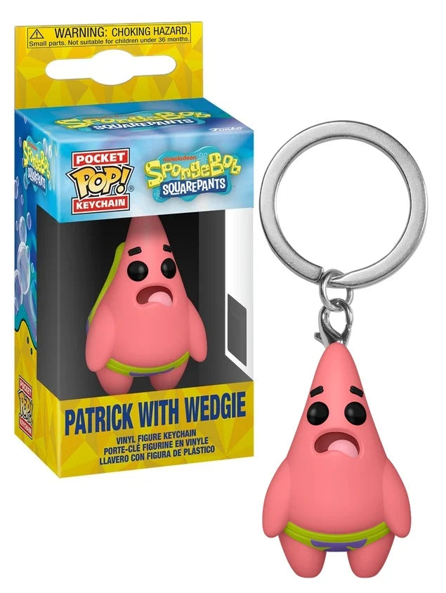 SPONGEBOB SQUAREPANTS - Pocket Pop Keychains - Patrick with Wedgie