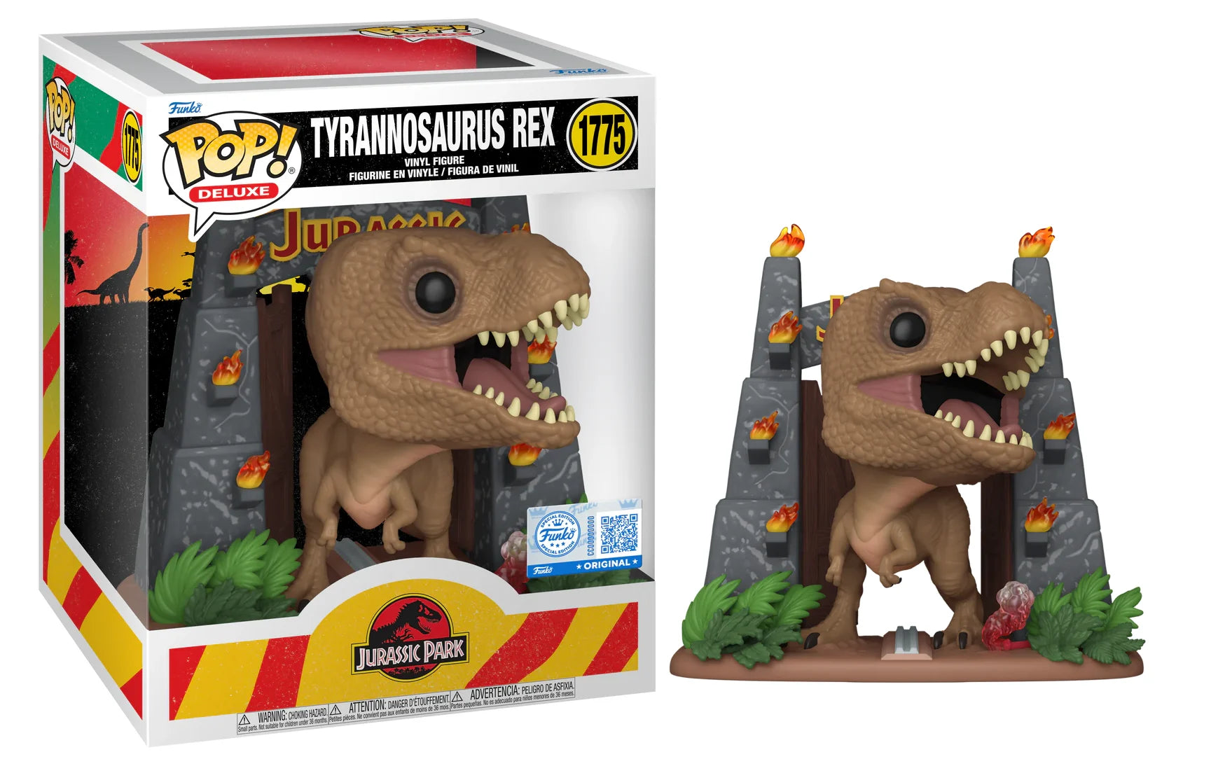 JURASSIC PARK - POP Deluxe N° 1775 - T-Rex with gates