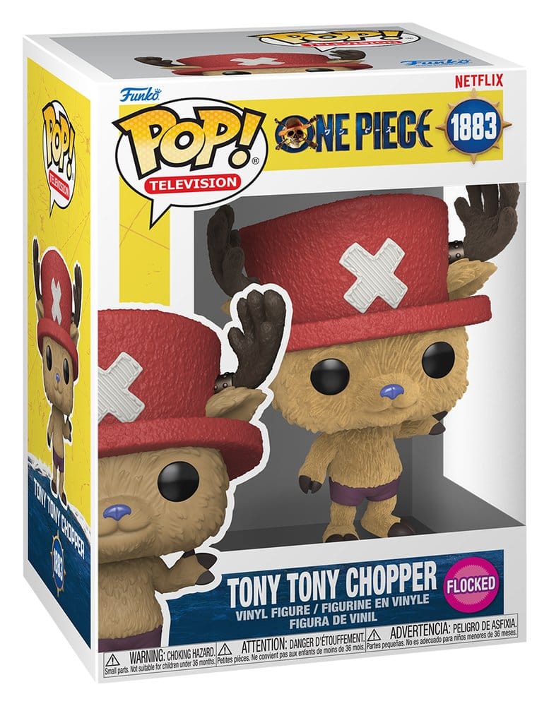 ONE PIECE NETFLIX - POP TV No. 1883 - Chopper (Flocked)