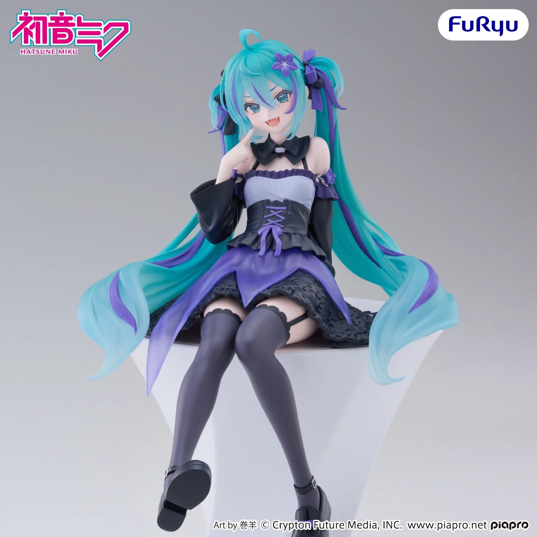HATSUNE MIKU - Flower Fairy Bellflower - Statue Noodle Stopper 14cm