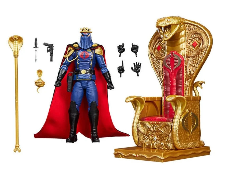 G.I. JOE - Cobra Commander in dress uniform & throne - Figure 15cm