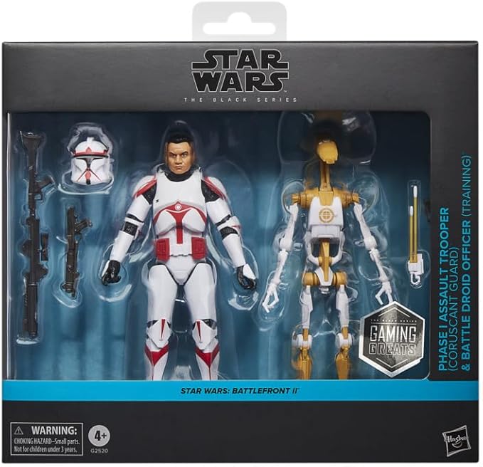 STAR WARS - Assault Trooper & Battle Droid - Fig. Black Series 15cm