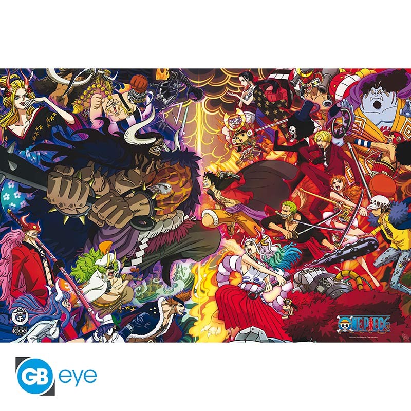 ONE PIECE - 1000 logs Final Fights - Poster 91x61cm