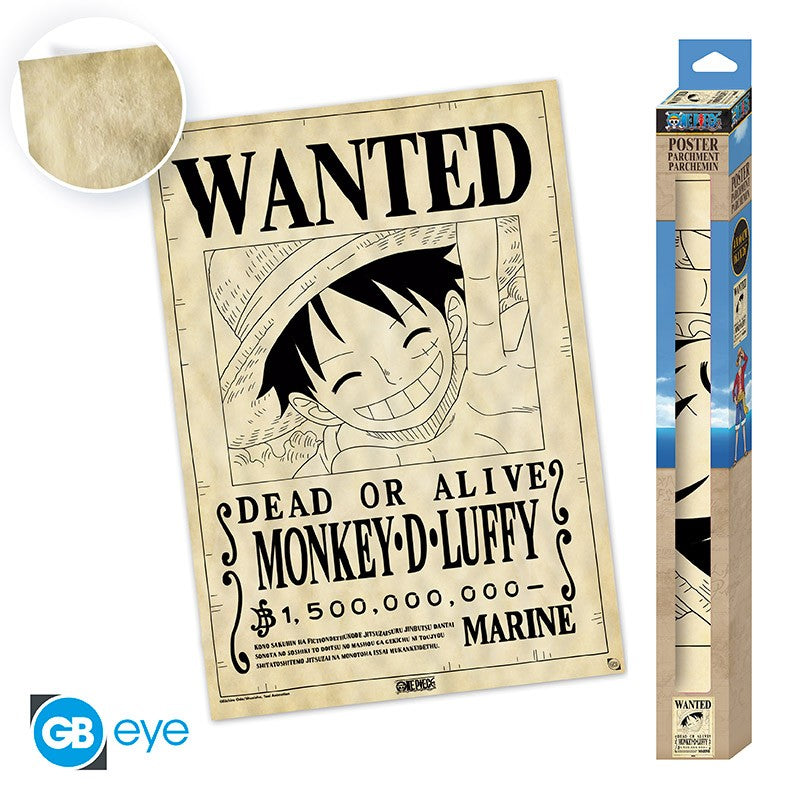 ONE PIECE - Luffy - Poster Parchment 66x46cm