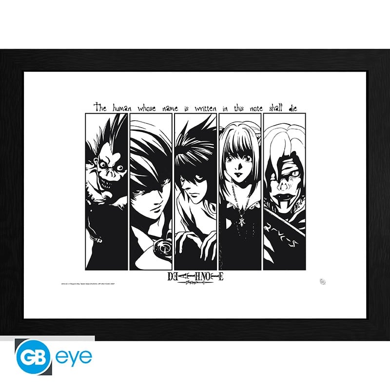 DEATH NOTE - Collector Print 30X40 - Suspects