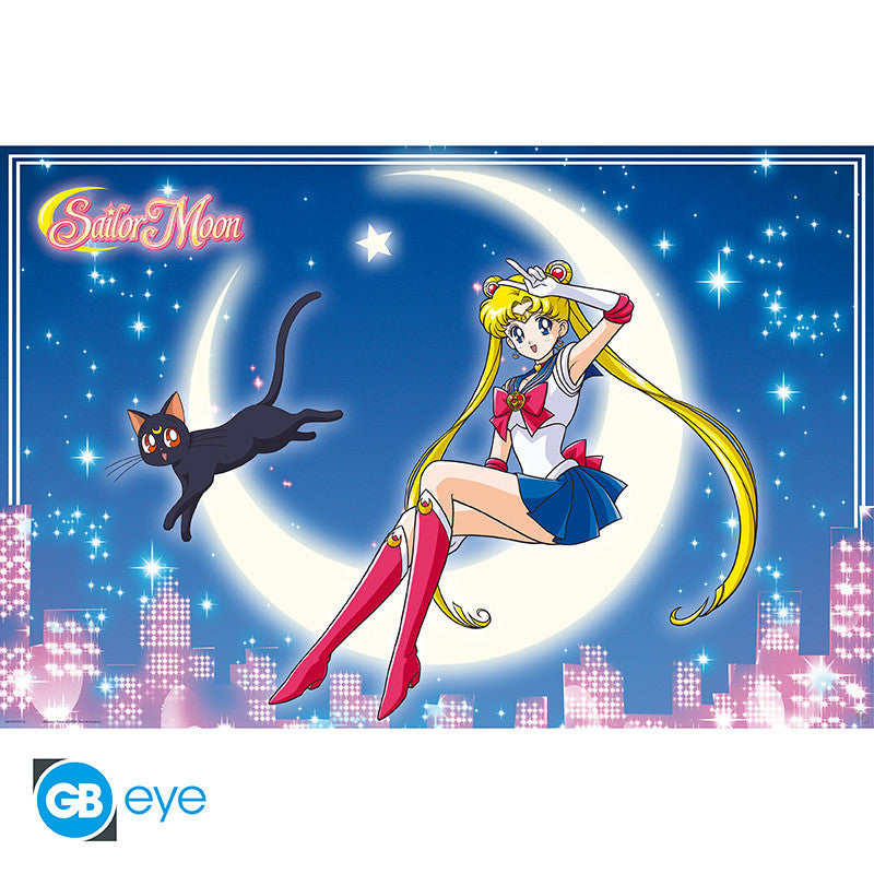 SAILOR MOON - Sailor Moon & Luna - Poster 91x61cm