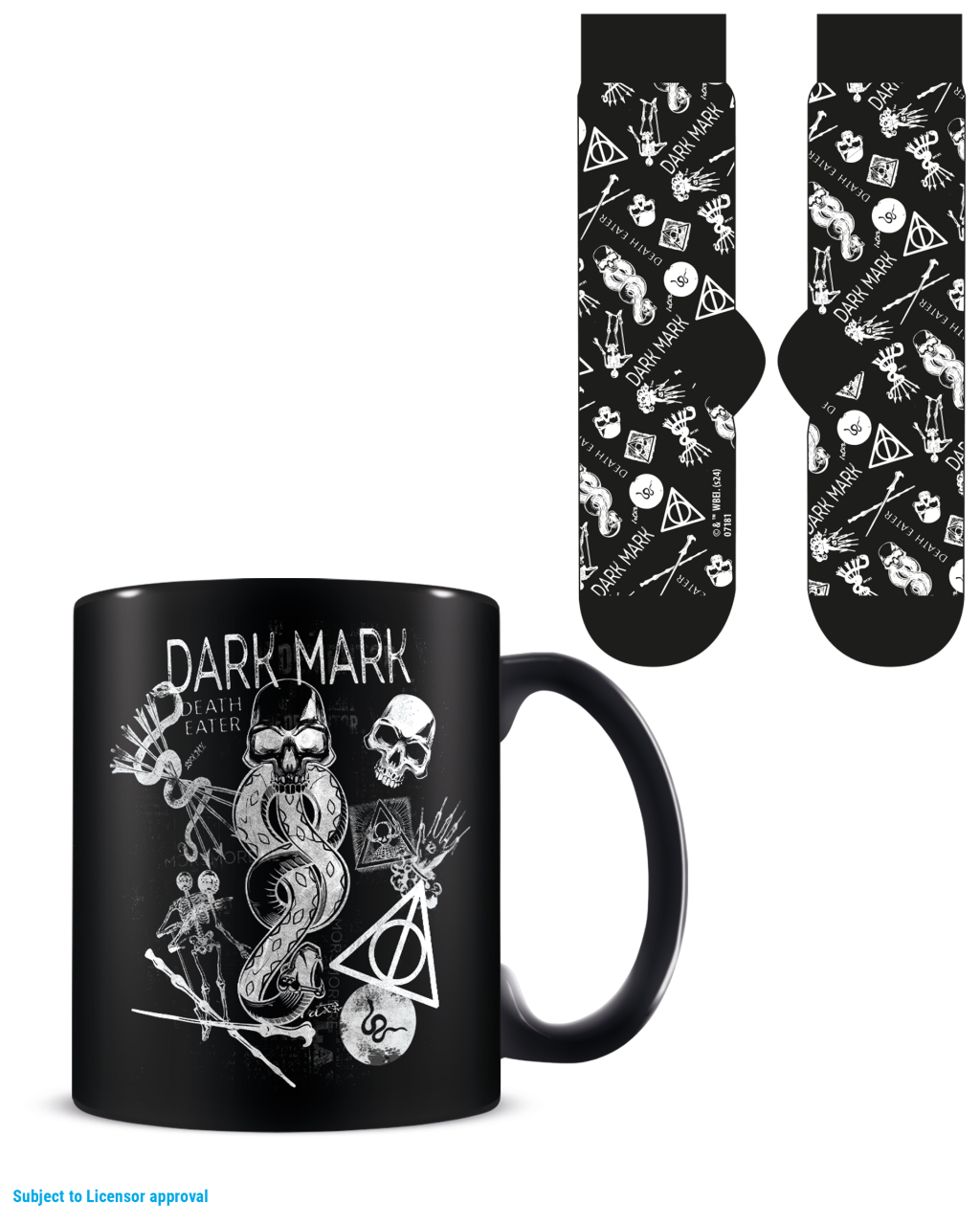 HARRY POTTER - Dark Mark - Mug 315ml and Socks 41-45